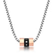 Steel / Rose Gold Plated / 60cm