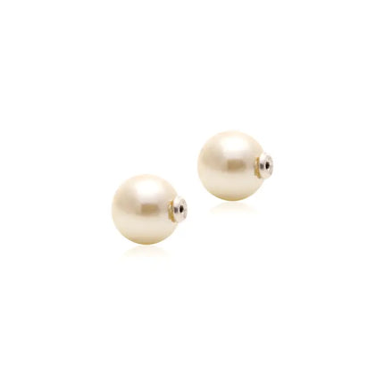 Pearls and zirconia earrings