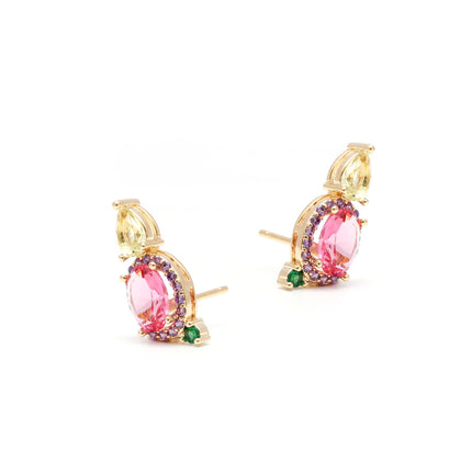 Crystal ear cuff earrings