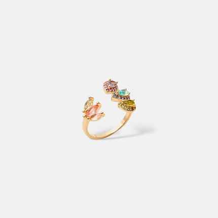 Colourful zirconia ring