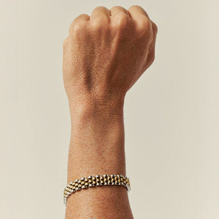 Stainless gold bracelet