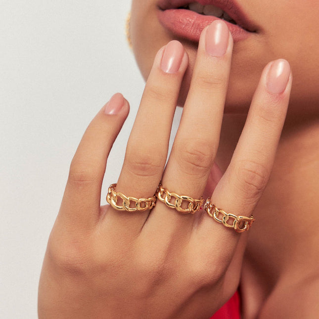 GROUMET LINK RING, SMOOTH AND HOLLOW