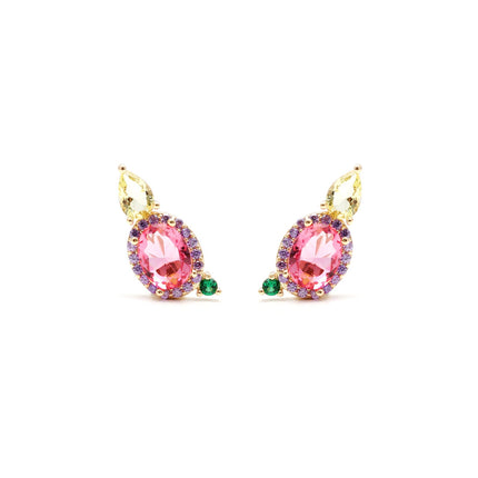 Crystal ear cuff earrings