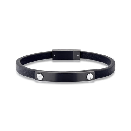 Black Leather bracelet
