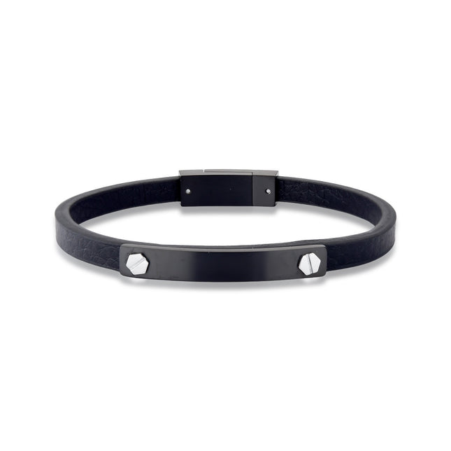 Black Leather bracelet