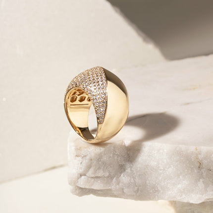 Geometrical thick zirconia ring