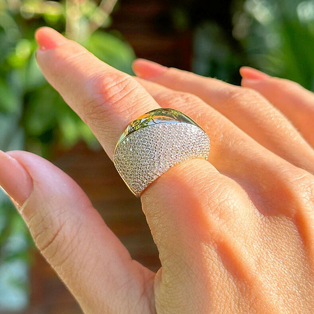 Geometrical thick zirconia ring