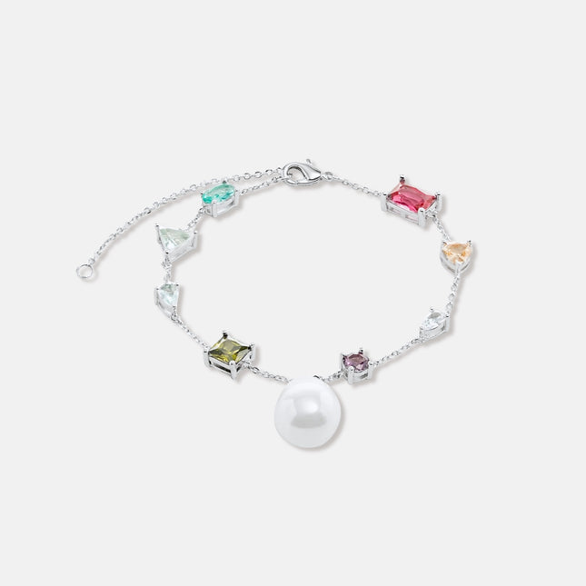 Colourful pearls bracelet