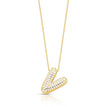 Brass / 18ct Gold Plated / V