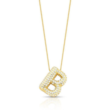 Initial pendant necklace