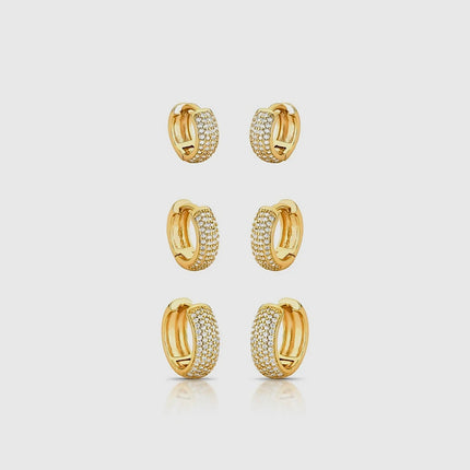 Hoop zirconia Earrings