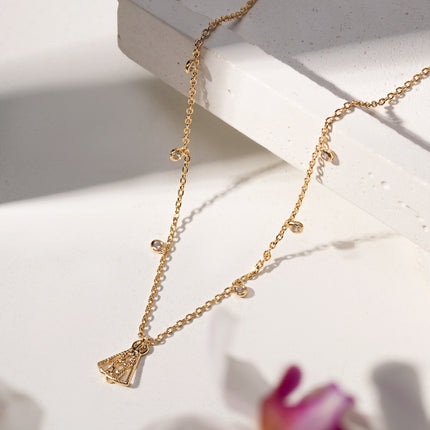 Virgin mary necklace