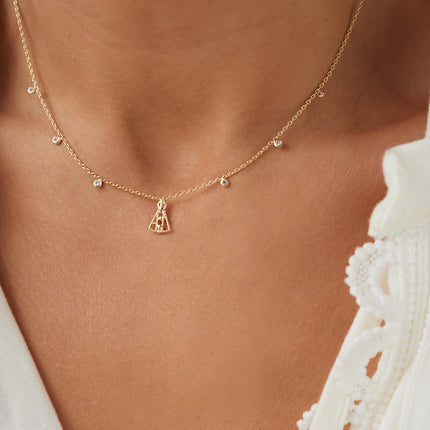 Virgin mary necklace