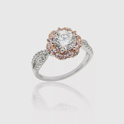 Moissanite ring