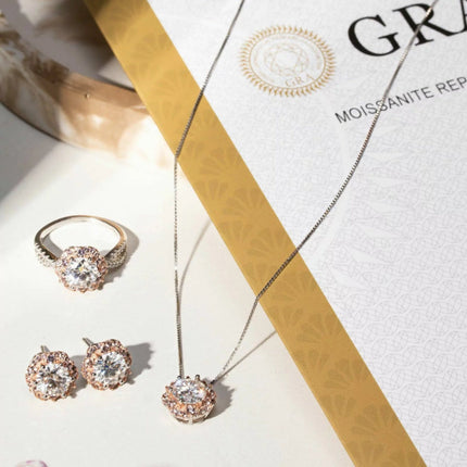 Moissanite ring