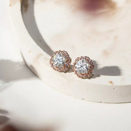 Moissanite earrings