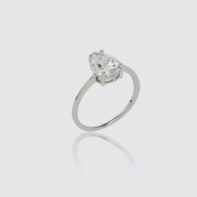 Drop zirconia ring