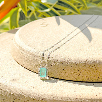 Sterling silver fusion Tourmaline Necklace