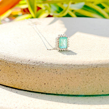 Sterling silver fusion Tourmaline Necklace
