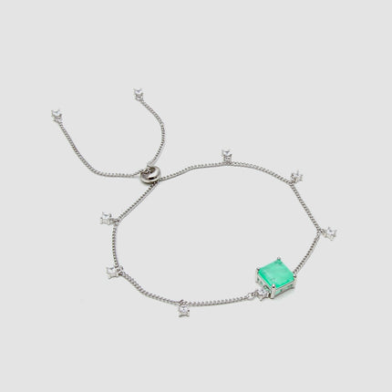 Adjustable Fusion Emerald Bracelet