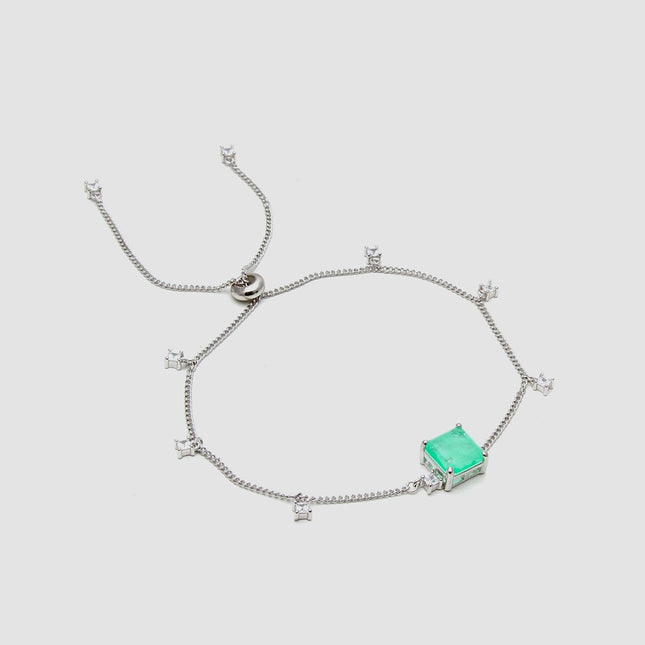 Adjustable Fusion Emerald Bracelet