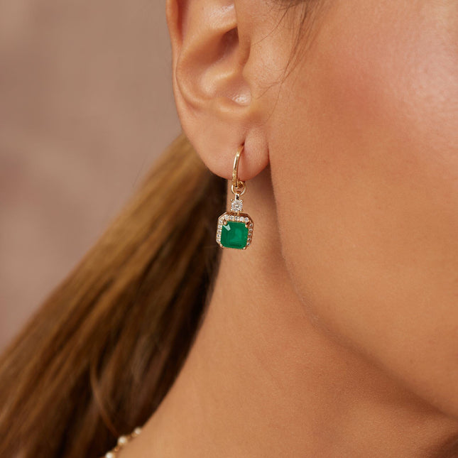 Dangling pendant hoop