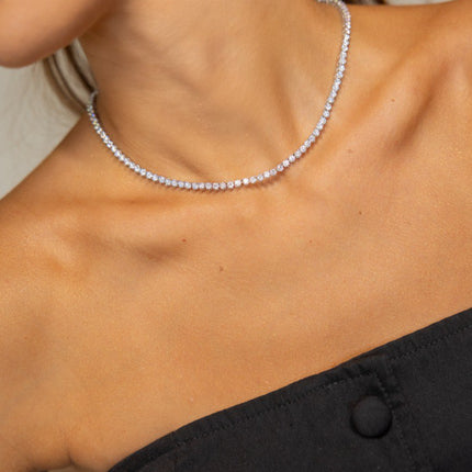 Tennis Riviera necklace 60cm