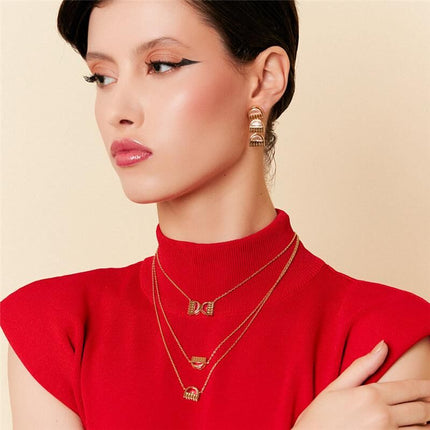 Crystal gold set