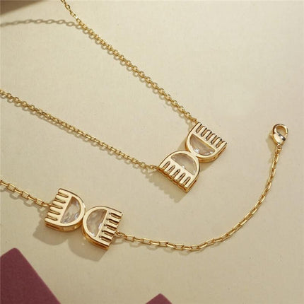 Crystal gold set