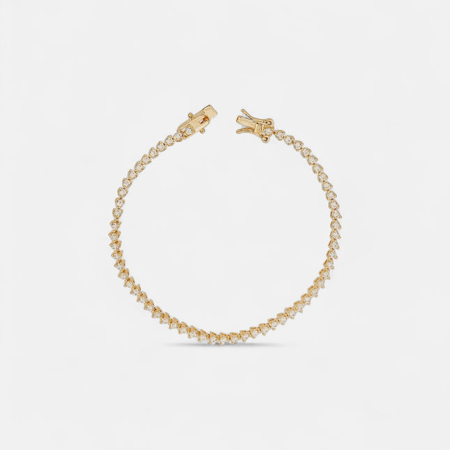 Sterling silver tennis zirconia