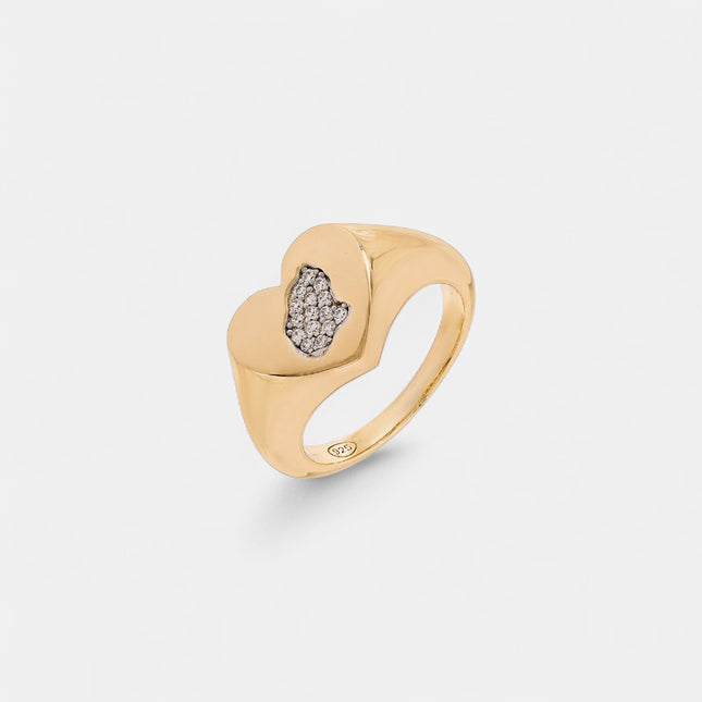 Sterling Silver Ring heart
