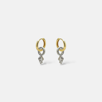 Earrings duo colours