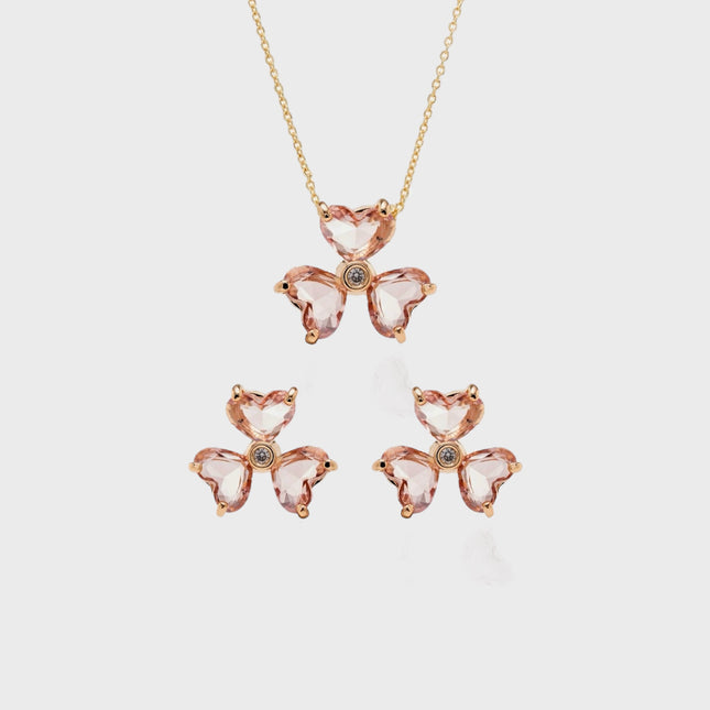 Flower crystal set