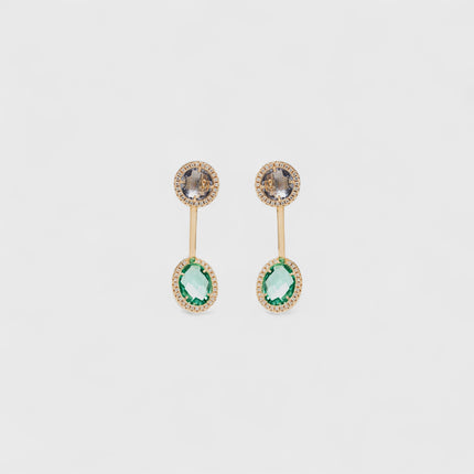 Ear jacket earrings