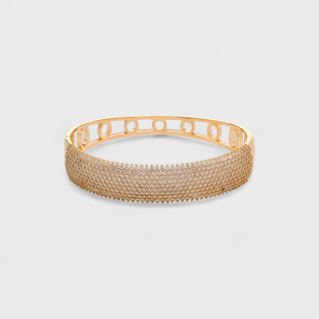 Thick bangle zirconia studded