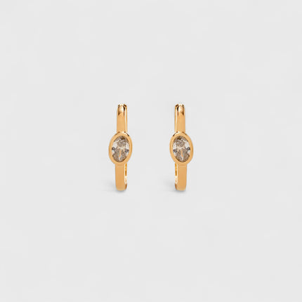 Rectangle zirconia Earrings