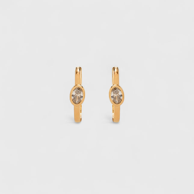 Rectangle zirconia Earrings