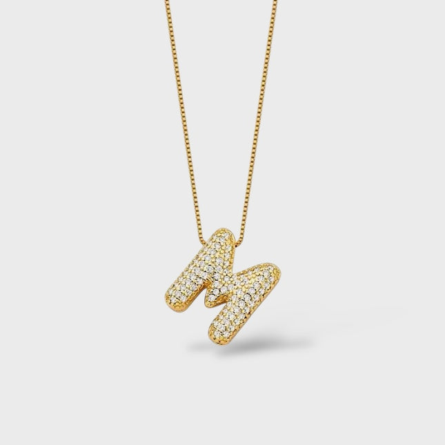Initial pendant necklace
