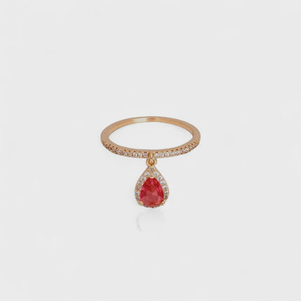 Ring drop morganite