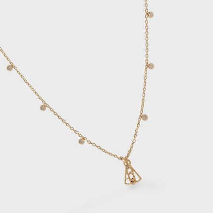 Virgin mary necklace