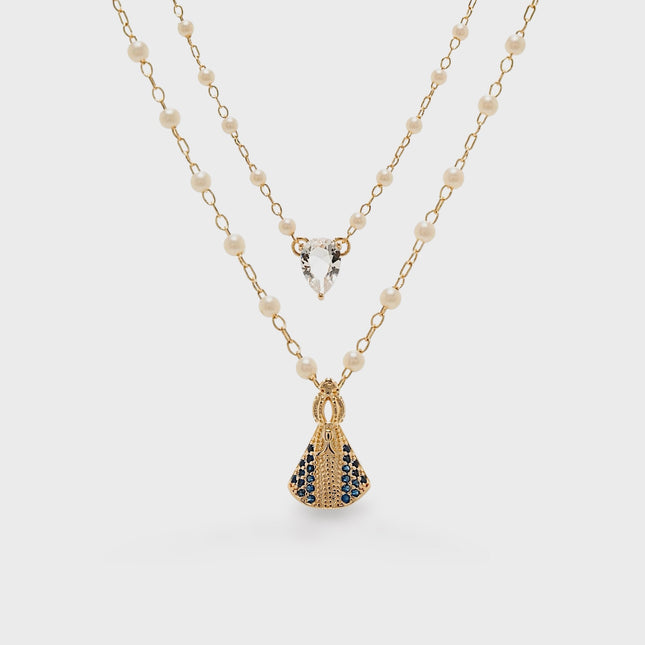Scapular drop and zirconia mary