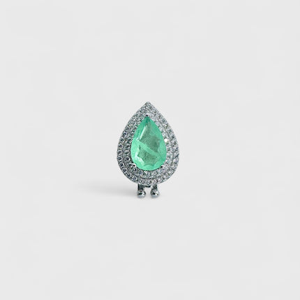 Crystal Fusion tourmaline drop charm