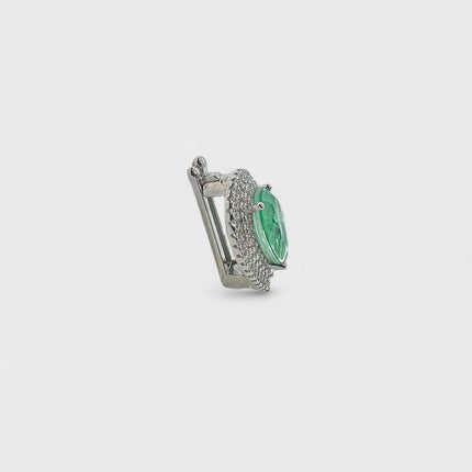 Crystal Fusion tourmaline drop charm