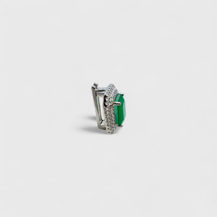 Fusion Emerald Square Charm