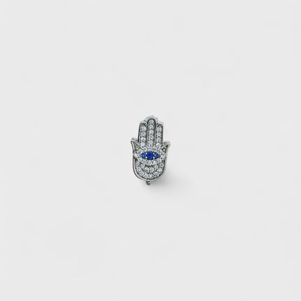 Hamsa zirconia charm