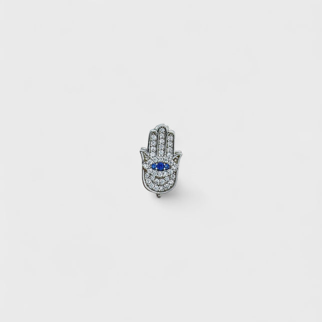 Hamsa zirconia charm