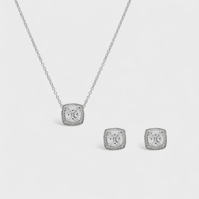 Zirconia studded square set