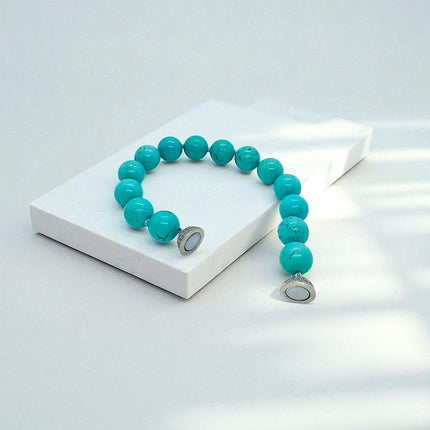 Turquoise balls bracelet