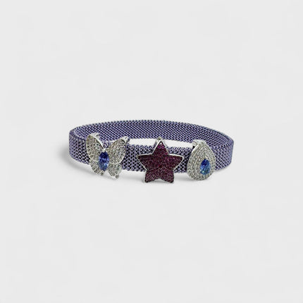 Bracelet flexible purple