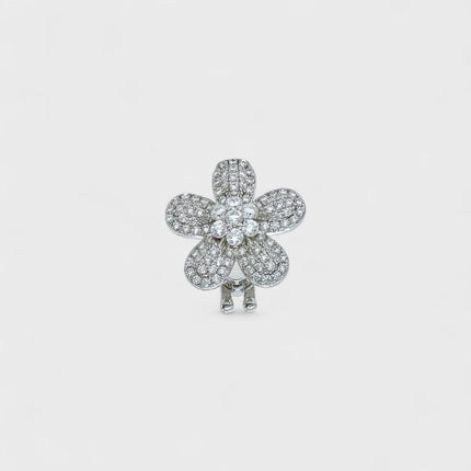 Flower zirconia charm